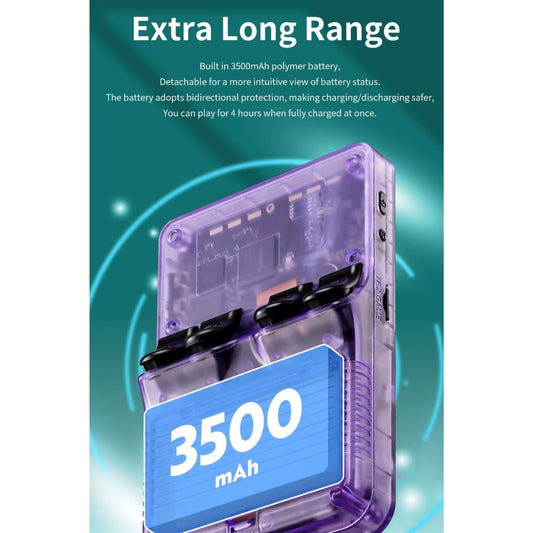 R36S Retro Handheld Game Console – 21,000+ Games Preloaded, 128GB, 3.5” HD Screen, Dual Joystick Portable Gaming Device