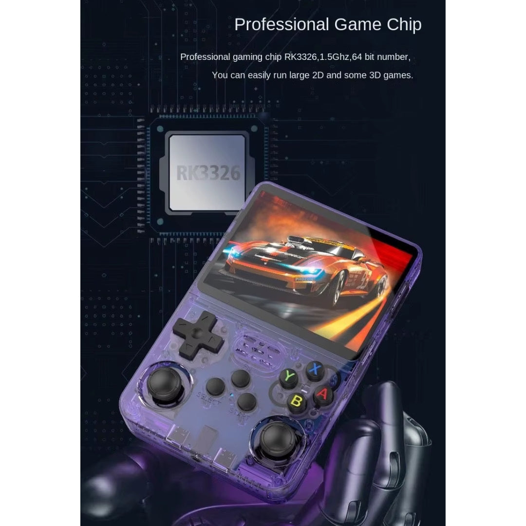 R36S Retro Handheld Game Console – 21,000+ Games Preloaded, 128GB, 3.5” HD Screen, Dual Joystick Portable Gaming Device
